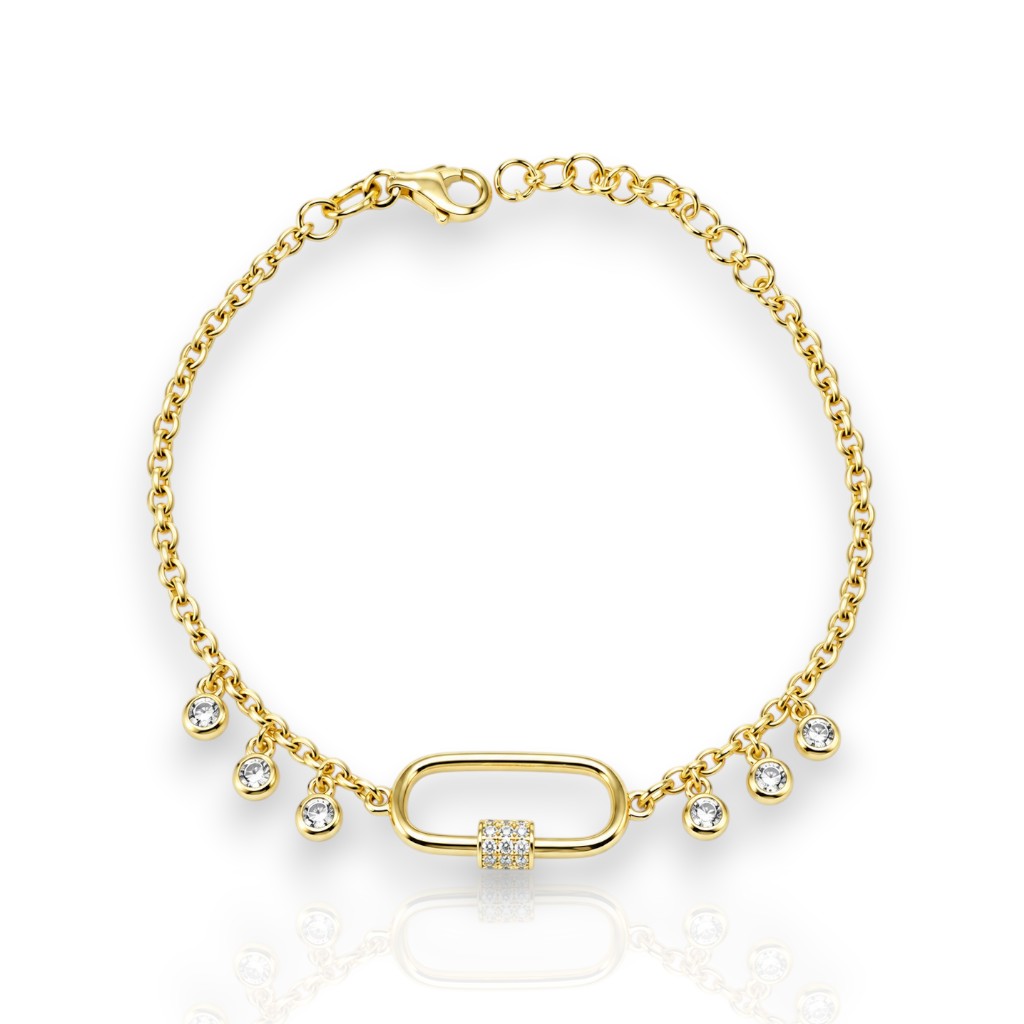 Bracciale in argento 925º dorato (code BZB104809)